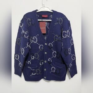 GUCCI GG Wool-Blend Cardigan